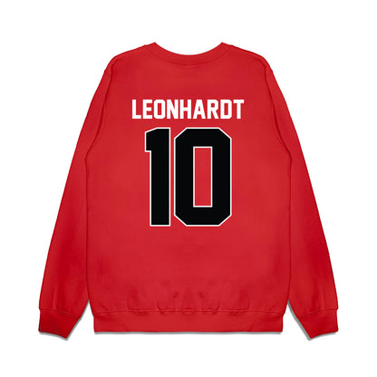 Nebraska - NCAA Men's Basketball : Trevan Leonhardt - Vintage Basketball Premium Crewneck Sweatshirt-1