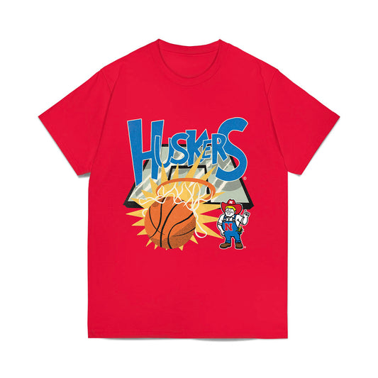 Nebraska - NCAA Men's Basketball : Damon Wilkinson - Vintage Basketball Comfort Colors T-Shirt-0