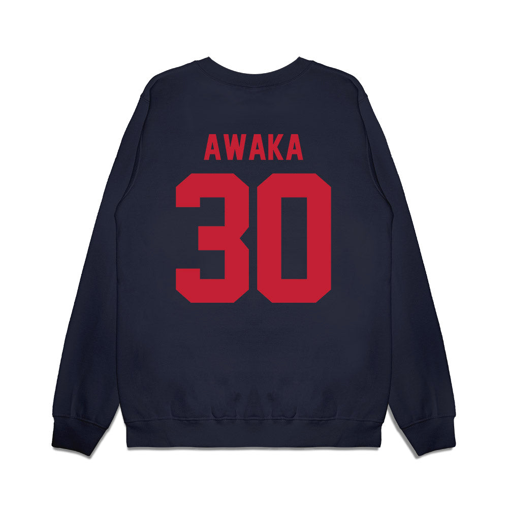 Arizona - NCAA Men's Basketball : Tobe Awaka - Sport Shersey Premium Crewneck Sweatshirt-1