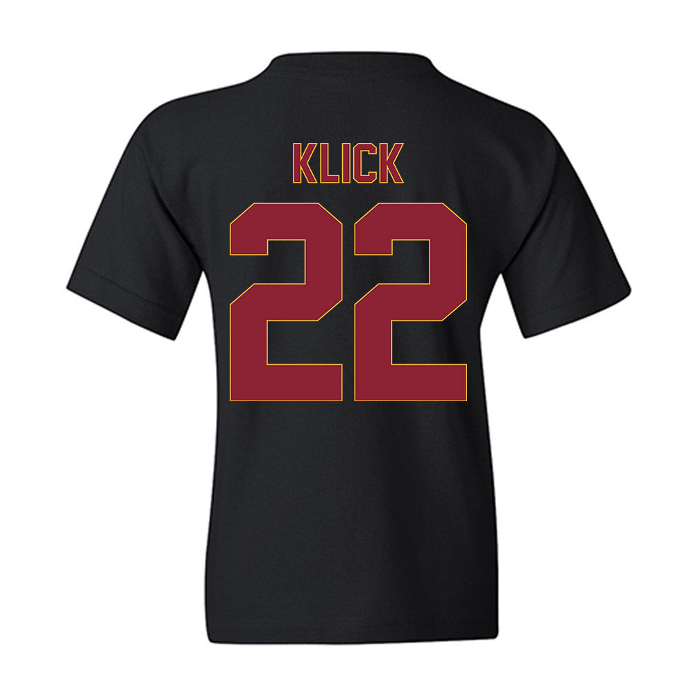 Minnesota - NCAA Women's Basketball : Kennedy Klick - Golden Gophers Youth T-Shirt-1