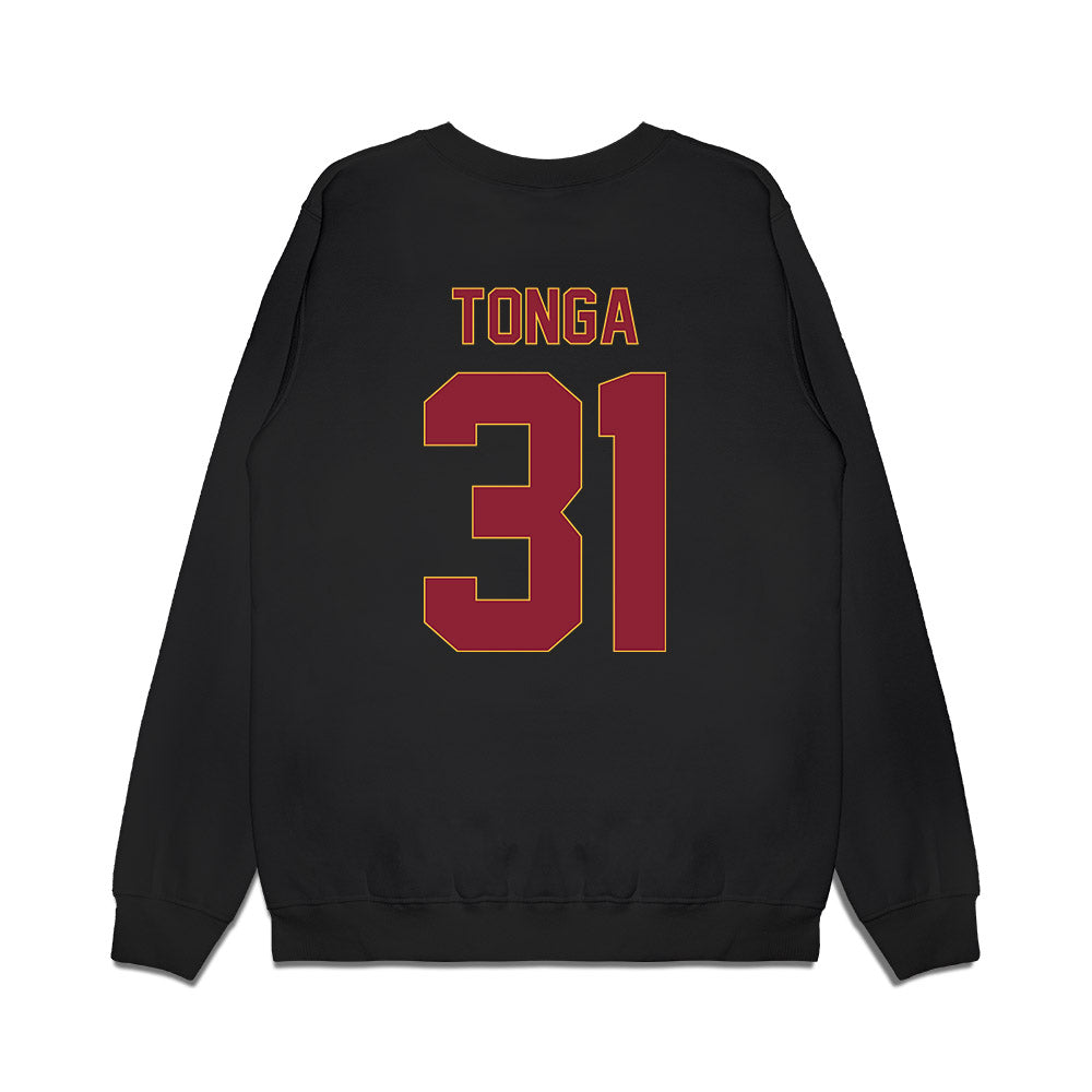 Minnesota - NCAA Women's Basketball : Finau Tonga - Golden Gophers Premium Crewneck Sweatshirt-1