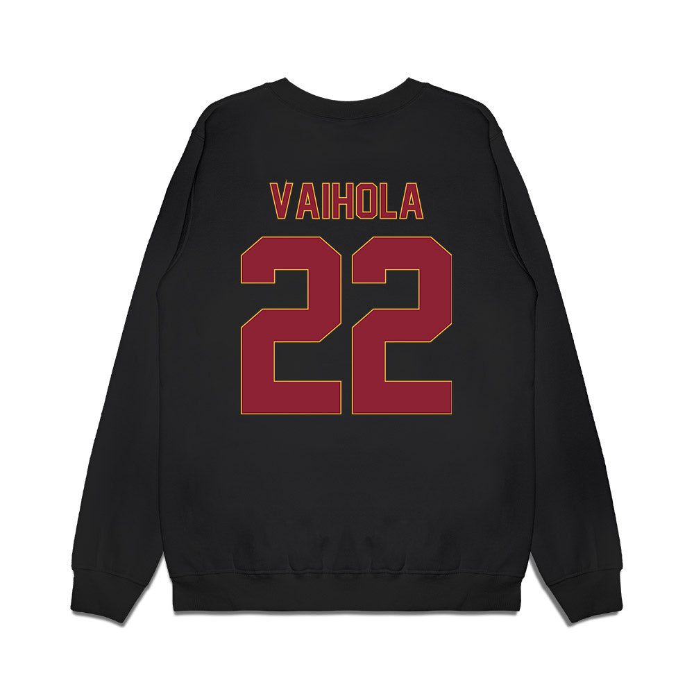 Minnesota - NCAA Men's Basketball : Robert Vaihola - Golden Gophers Premium Crewneck Sweatshirt-1