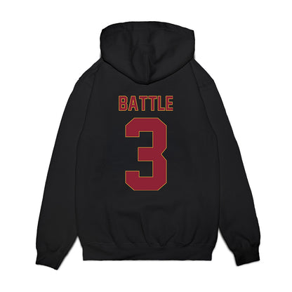 Minnesota - NCAA Women's Basketball : Amaya Battle - Golden Gophers Premium Hooded Sweatshirt-1