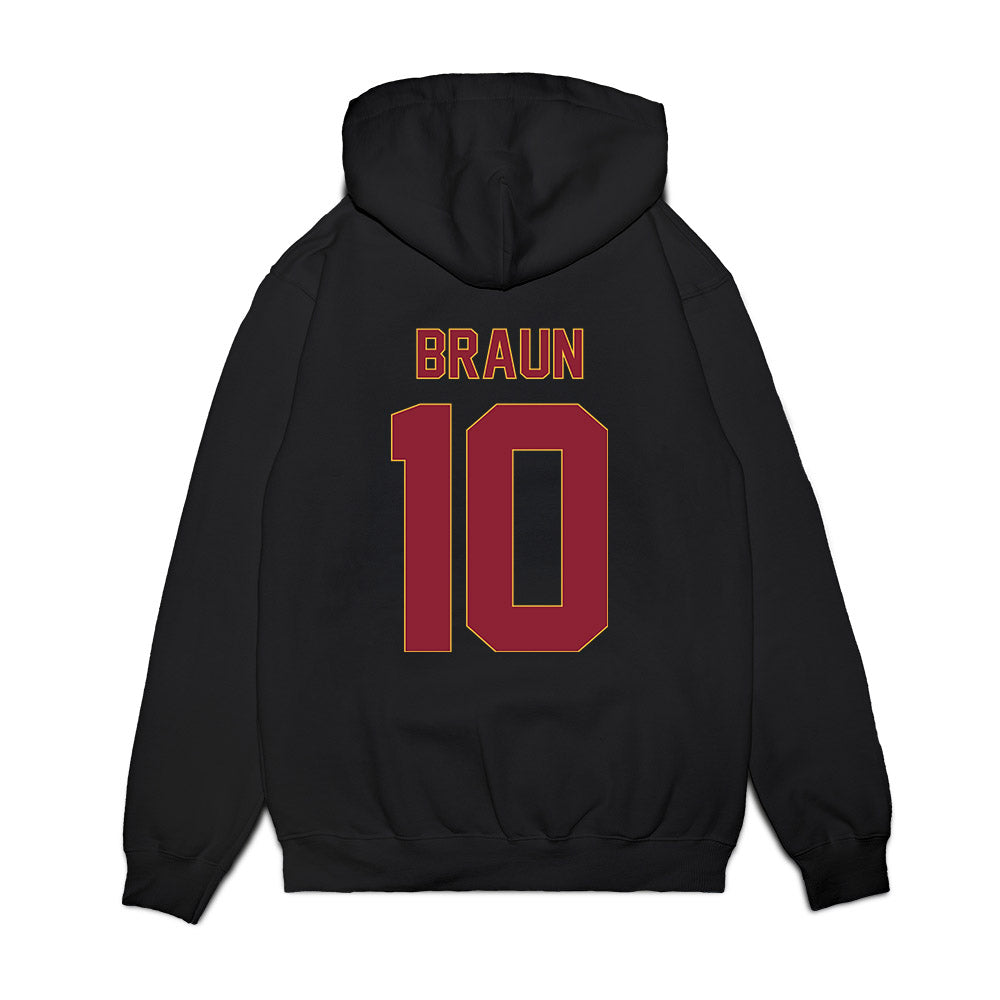 Minnesota - NCAA Women's Basketball : Mara Braun - Golden Gophers Premium Hooded Sweatshirt-1