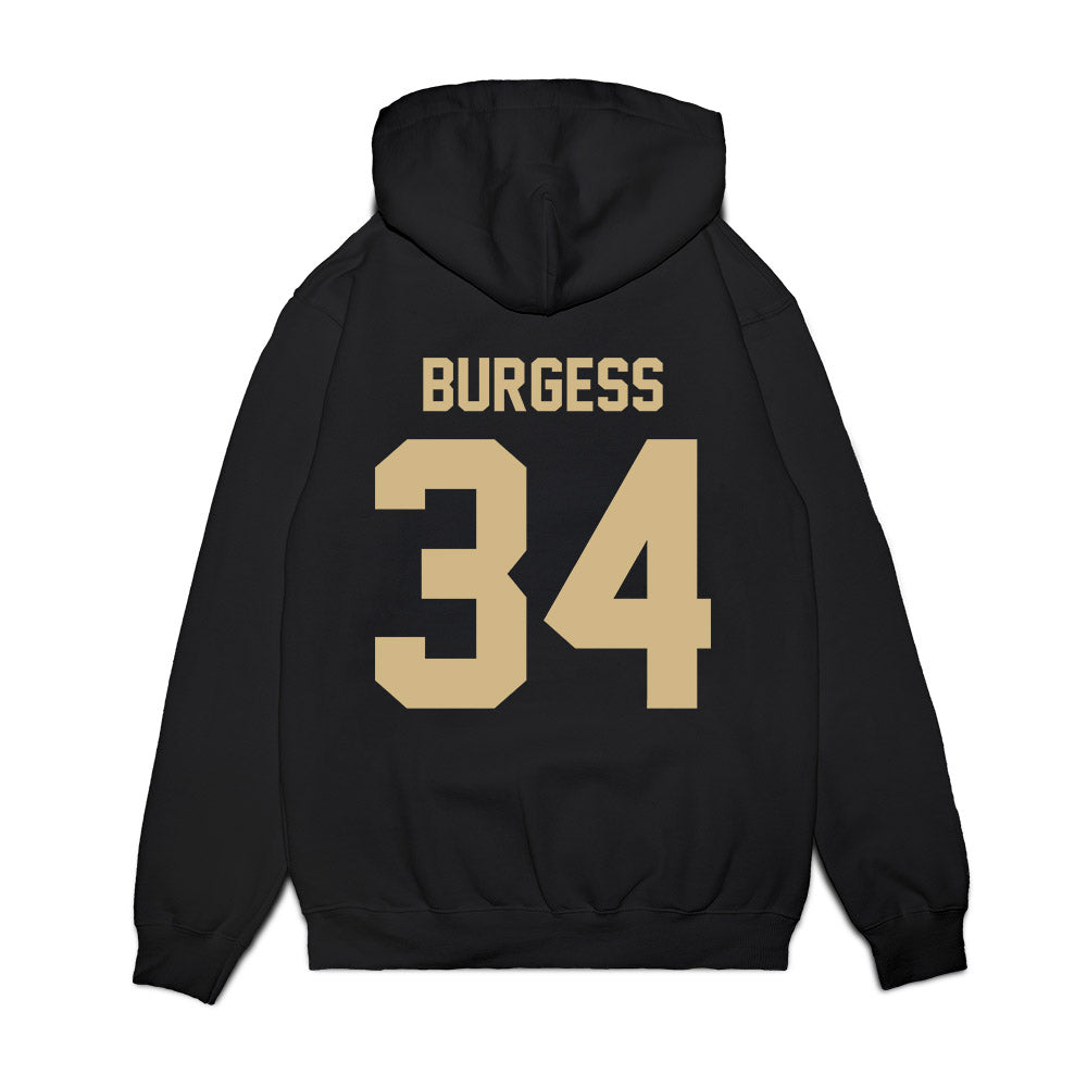 Purdue - NCAA Men's Basketball : Raleigh Burgess - Vintage Basketball Premium Hooded Sweatshirt-1