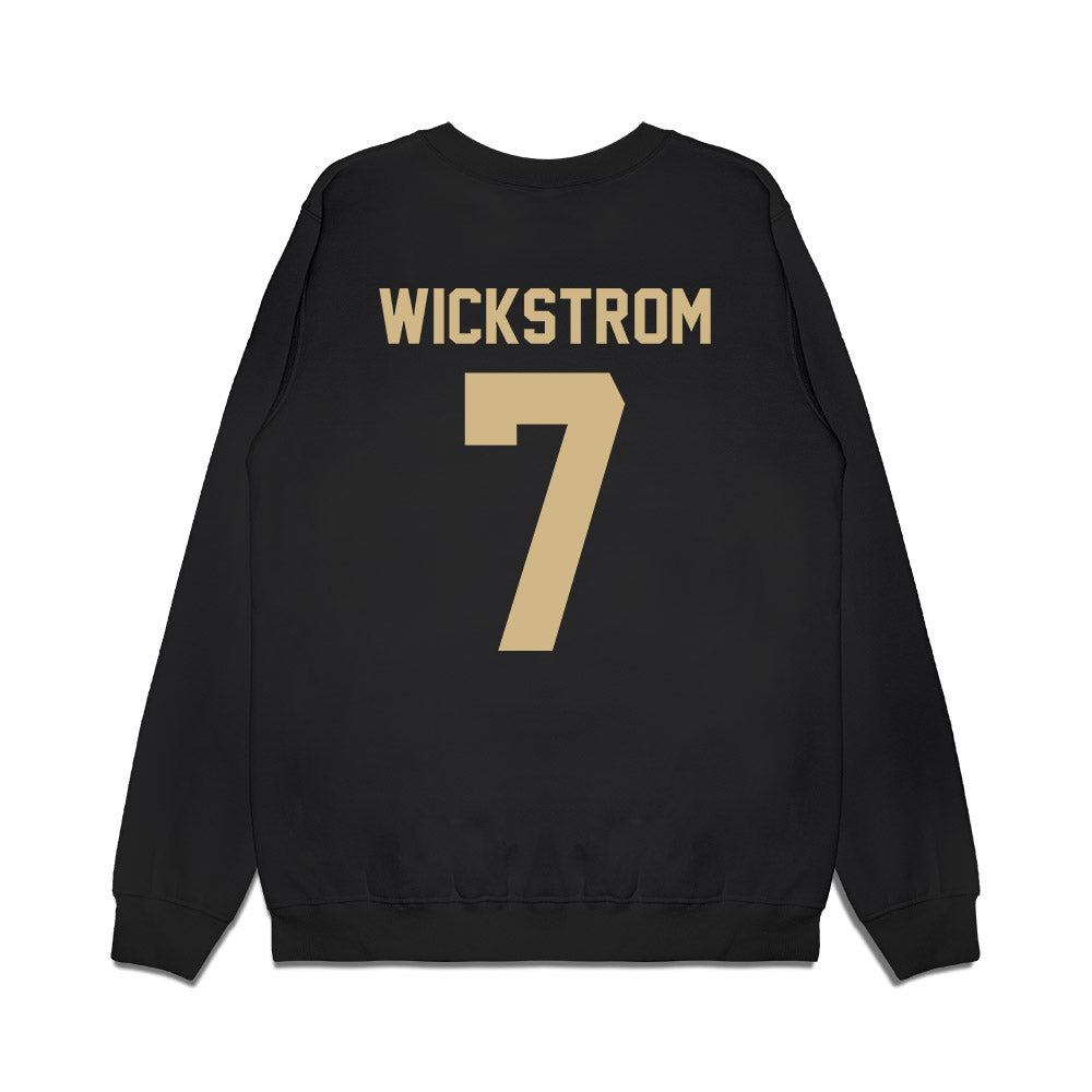 Purdue - NCAA Women's Basketball : Hannah Wickstrom - Vintage Basketball Premium Crewneck Sweatshirt-1