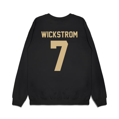Purdue - NCAA Women's Basketball : Hannah Wickstrom - Vintage Basketball Premium Crewneck Sweatshirt-1