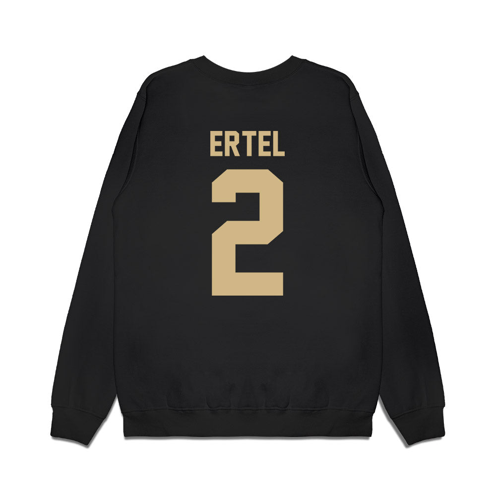 Purdue - NCAA Men's Basketball : Luke Ertel - Vintage Basketball Premium Crewneck Sweatshirt-1