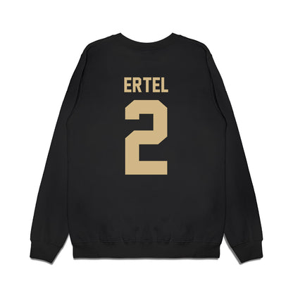 Purdue - NCAA Men's Basketball : Luke Ertel - Vintage Basketball Premium Crewneck Sweatshirt-1