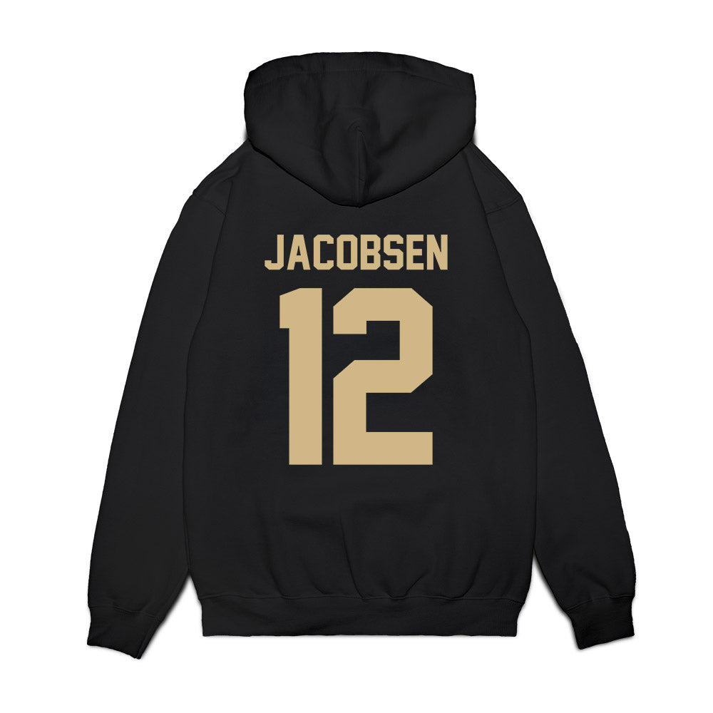 Purdue - NCAA Men's Basketball : Daniel Jacobsen - Vintage Basketball Premium Hooded Sweatshirt-1