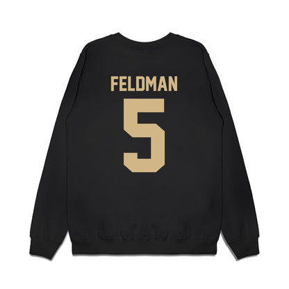 Purdue - NCAA Women's Basketball : Taylor Feldman - Vintage Basketball Premium Crewneck Sweatshirt-1