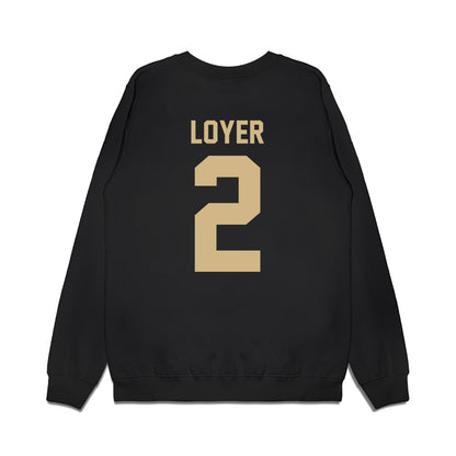 Purdue - NCAA Men's Basketball : Fletcher Loyer - Vintage Basketball Premium Crewneck Sweatshirt-1