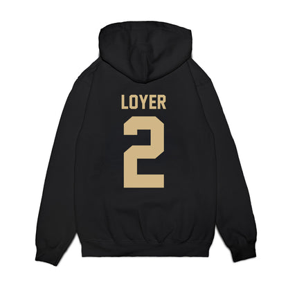 Purdue - NCAA Men's Basketball : Fletcher Loyer - Vintage Basketball Premium Hooded Sweatshirt-1