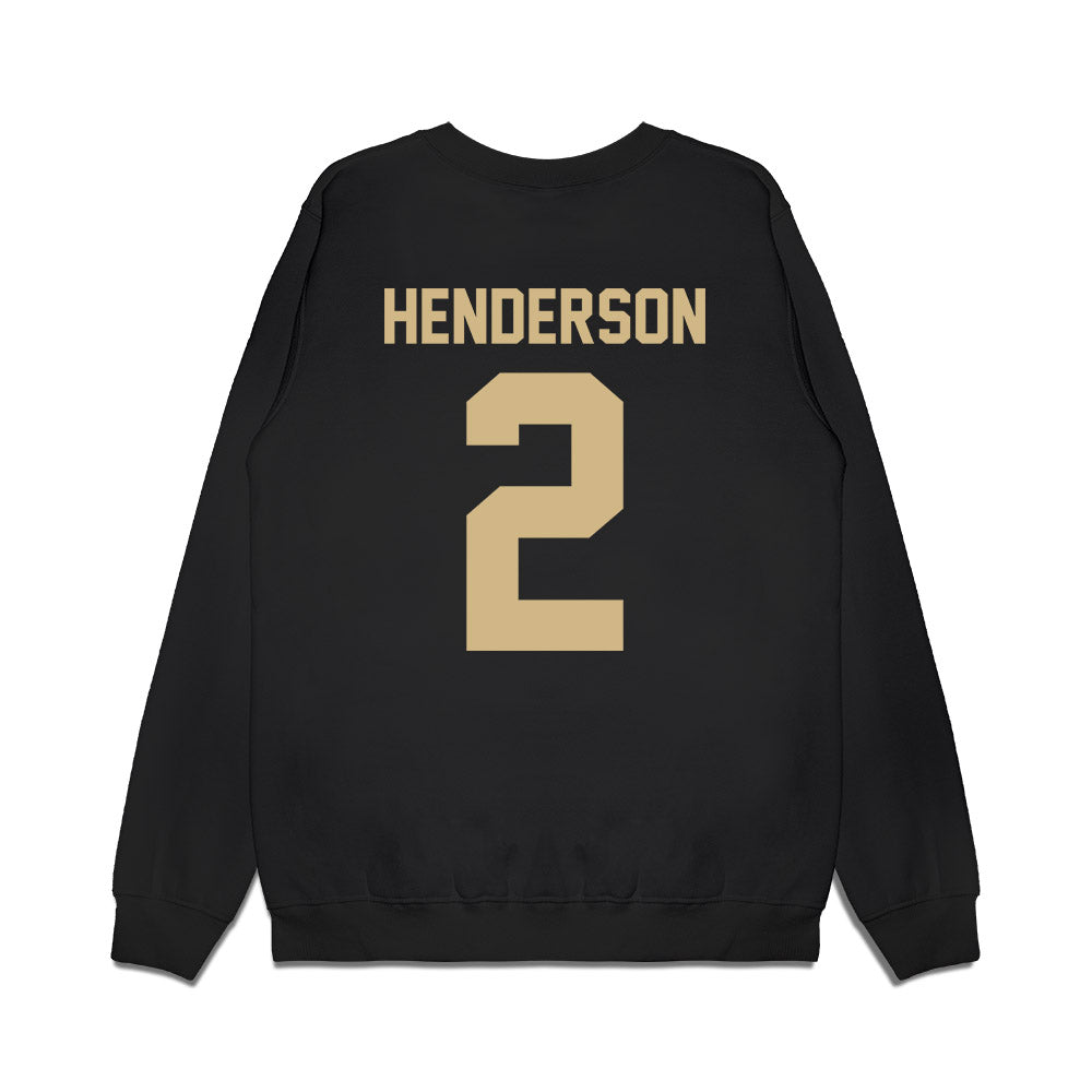 Purdue - NCAA Women's Basketball : Taylor Henderson - Vintage Basketball Premium Crewneck Sweatshirt-1