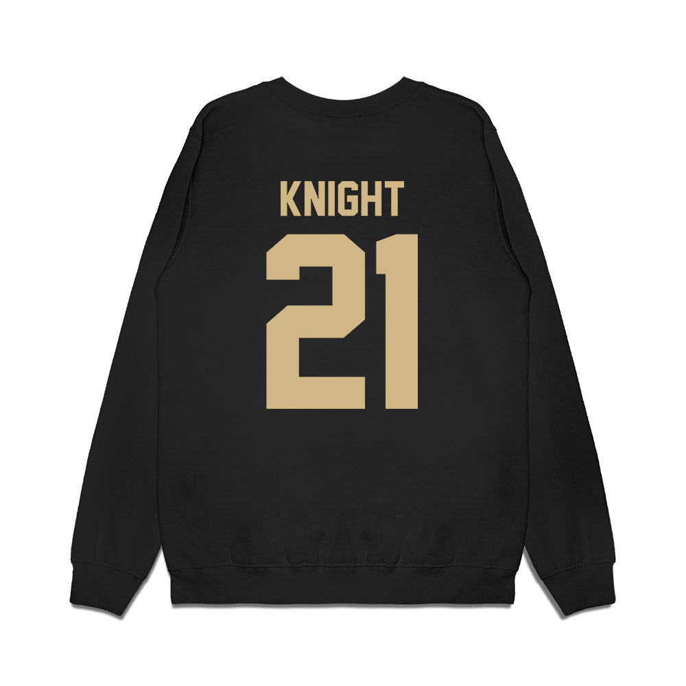Purdue - NCAA Men's Basketball : Rivers Knight - Vintage Basketball Premium Crewneck Sweatshirt-1