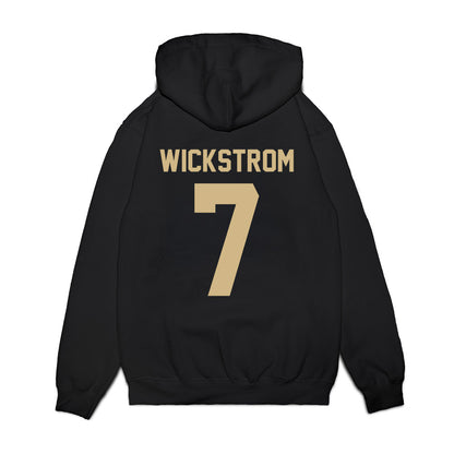 Purdue - NCAA Women's Basketball : Hannah Wickstrom - Vintage Basketball Premium Hooded Sweatshirt-1