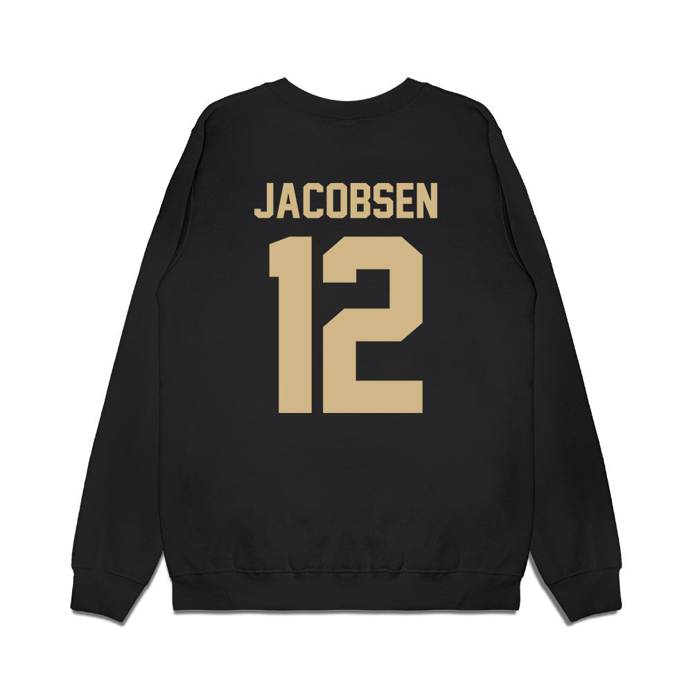 Purdue - NCAA Men's Basketball : Daniel Jacobsen - Vintage Basketball Premium Crewneck Sweatshirt-1