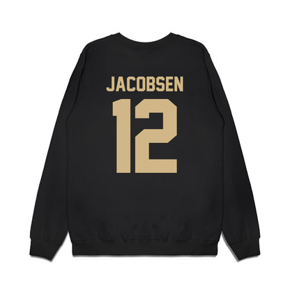 Purdue - NCAA Men's Basketball : Daniel Jacobsen - Vintage Basketball Premium Crewneck Sweatshirt-1