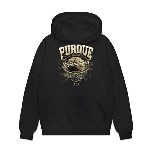 Purdue - NCAA Women's Basketball : Kiki Smith - Vintage Basketball Premium Hooded Sweatshirt-0