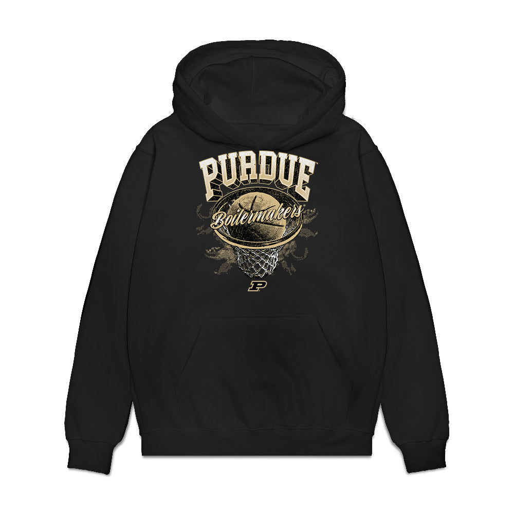 Purdue - NCAA Women's Basketball : Aysia Proctor - Vintage Basketball Premium Hooded Sweatshirt-0