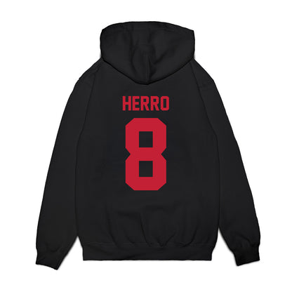 Ohio State - NCAA Men's Basketball : Myles Herro - Vintage Basketball Premium Hooded Sweatshirt-1