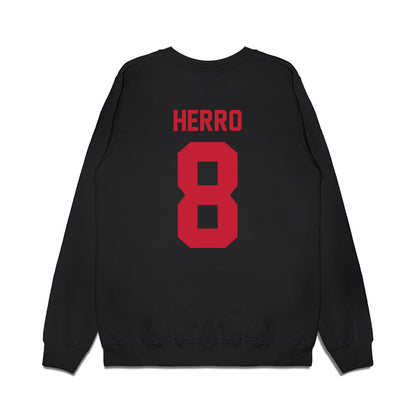 Ohio State - NCAA Men's Basketball : Myles Herro - Vintage Basketball Premium Crewneck Sweatshirt-1