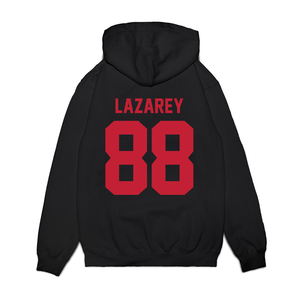 Ohio State - NCAA Men's Basketball : Vuk Lazarey - Vintage Basketball Premium Hooded Sweatshirt-1