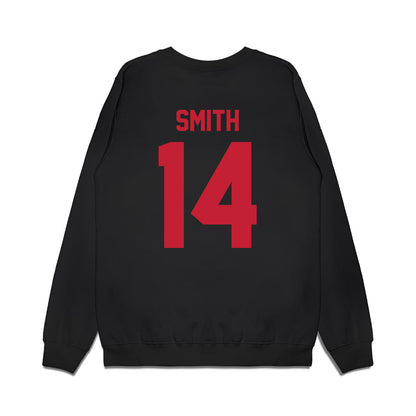 Ohio State - NCAA Men's Basketball : LJ Smith - Vintage Basketball Premium Crewneck Sweatshirt-1