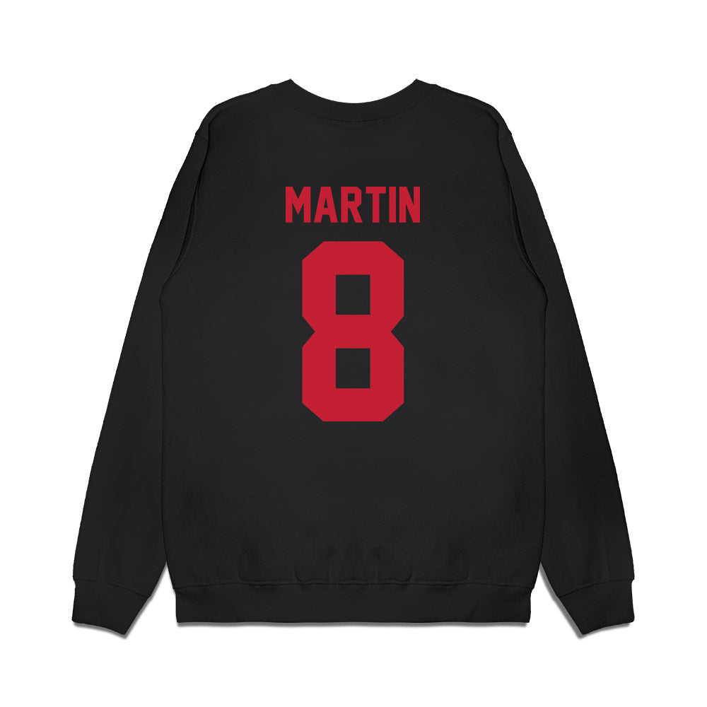 Ohio State - NCAA Women's Basketball : Bryn Martin - Vintage Basketball Premium Crewneck Sweatshirt-1