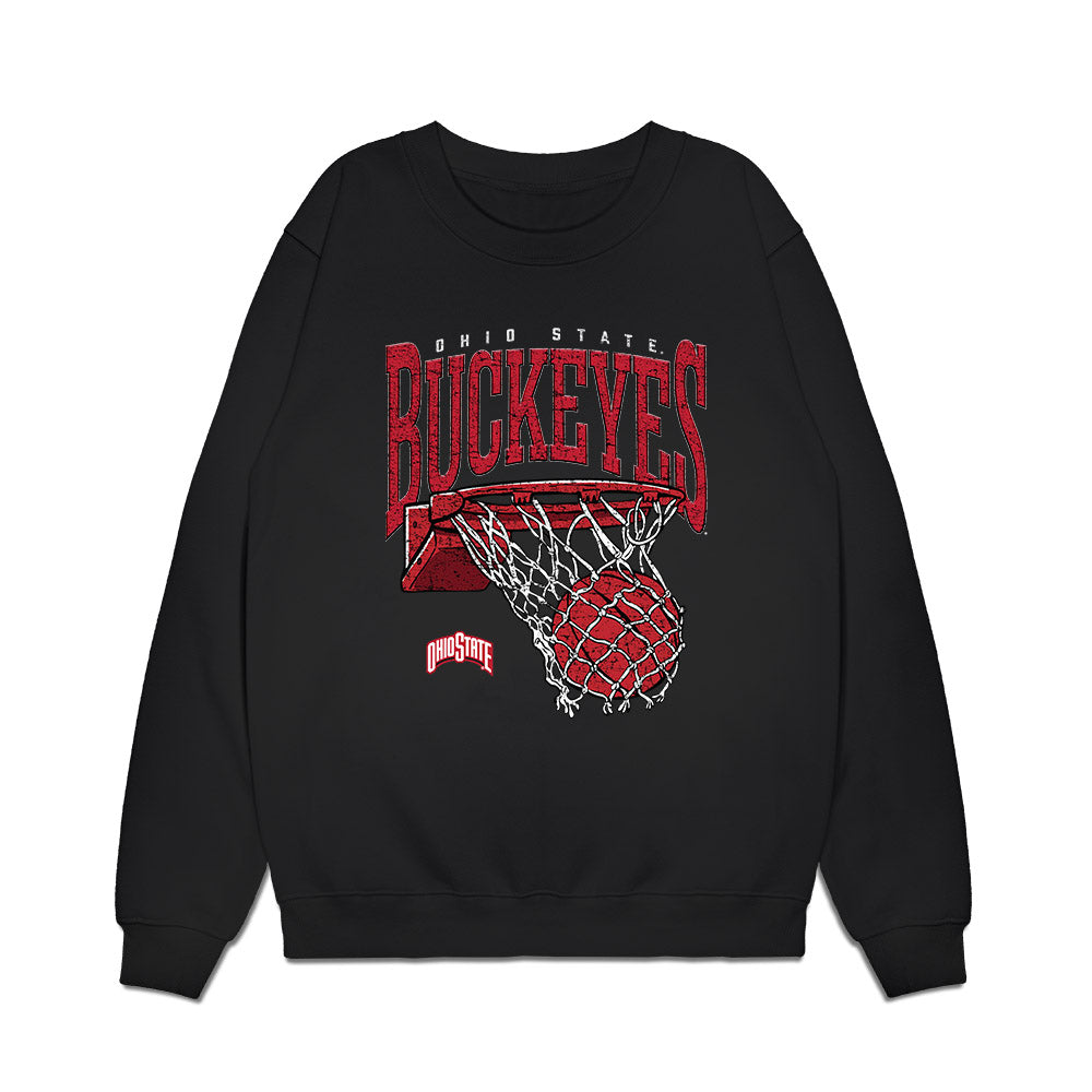 Ohio State - NCAA Women's Basketball : Bryn Martin - Vintage Basketball Premium Crewneck Sweatshirt-0