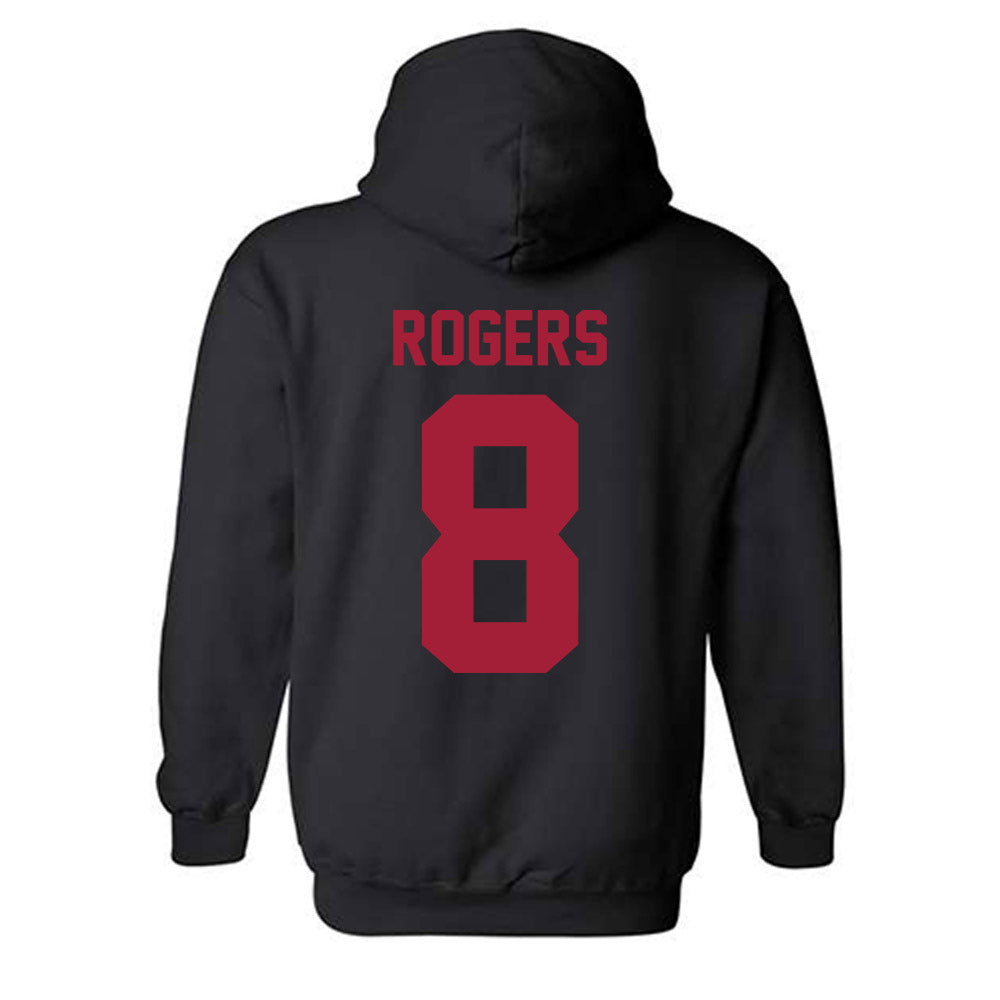 Oklahoma - NCAA Men's Basketball : Kai Rogers - Sports Shersey Hooded Sweatshirt-1