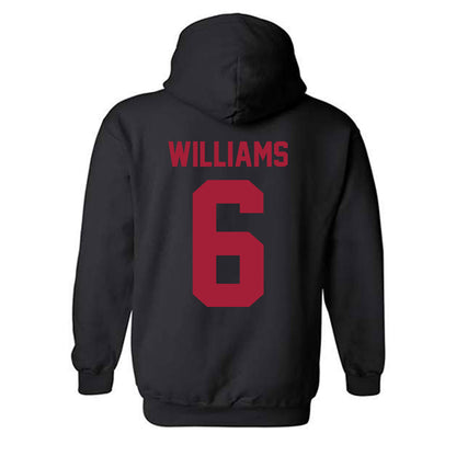 Oklahoma - NCAA Women's Basketball : Sahara Williams - Sports Shersey Hooded Sweatshirt-1