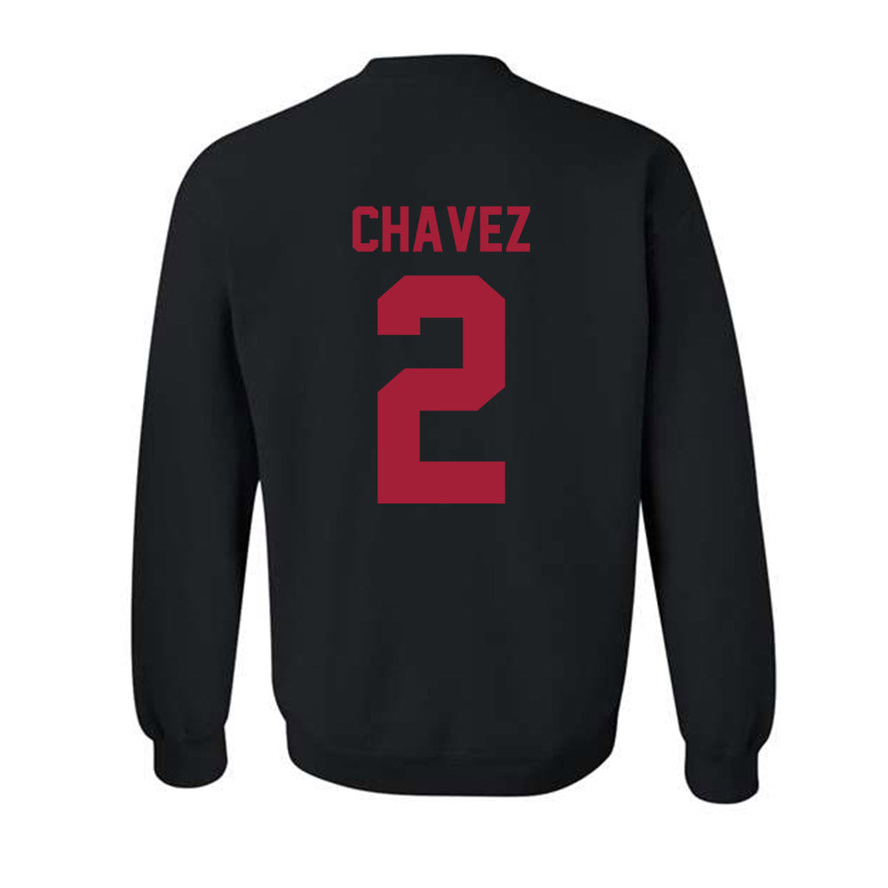 Oklahoma - NCAA Women's Basketball : Aaliyah Chavez - Sports Shersey Crewneck Sweatshirt-1
