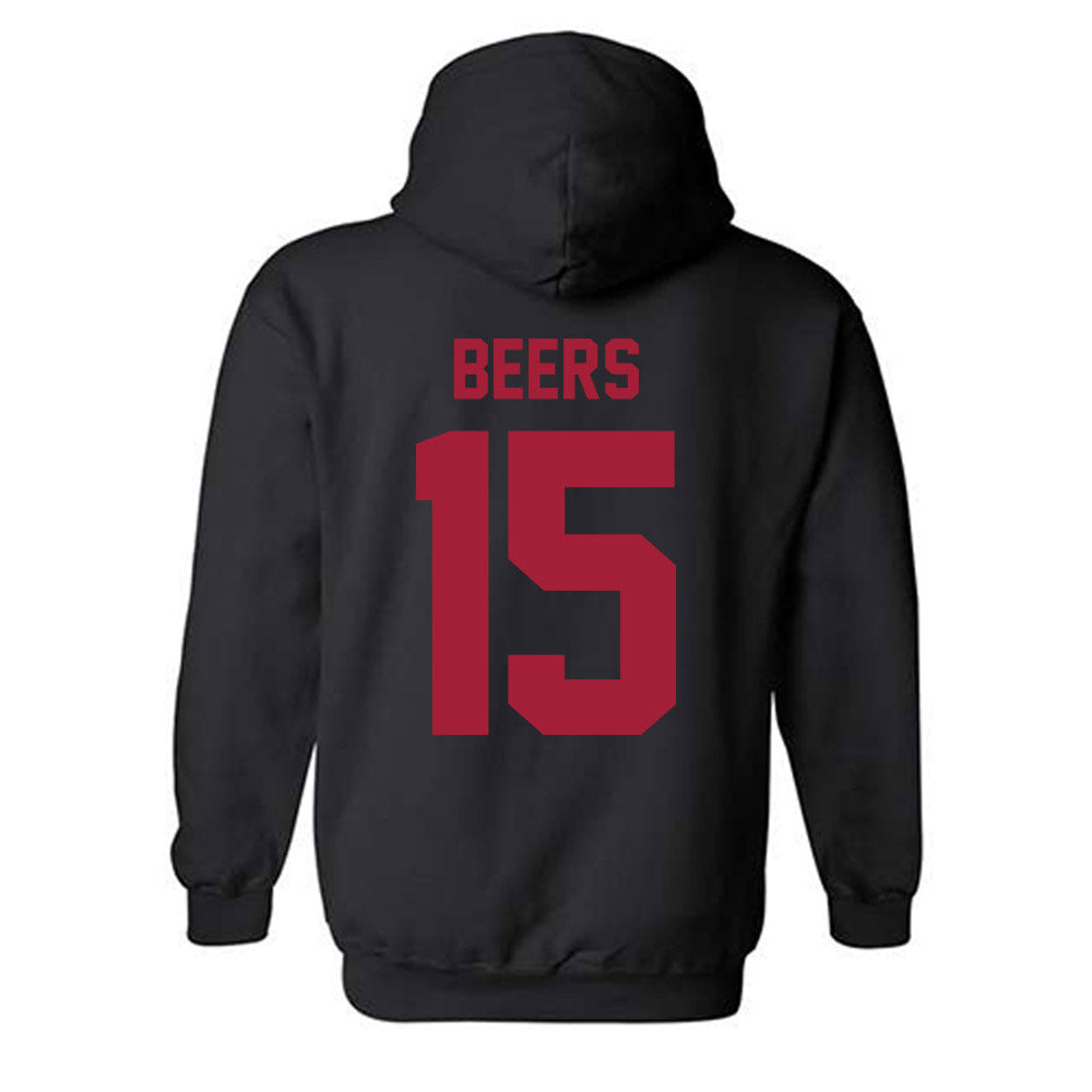 Oklahoma - NCAA Women's Basketball : Raegan Beers - Sports Shersey Hooded Sweatshirt-1