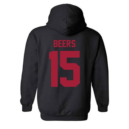 Oklahoma - NCAA Women's Basketball : Raegan Beers - Sports Shersey Hooded Sweatshirt-1