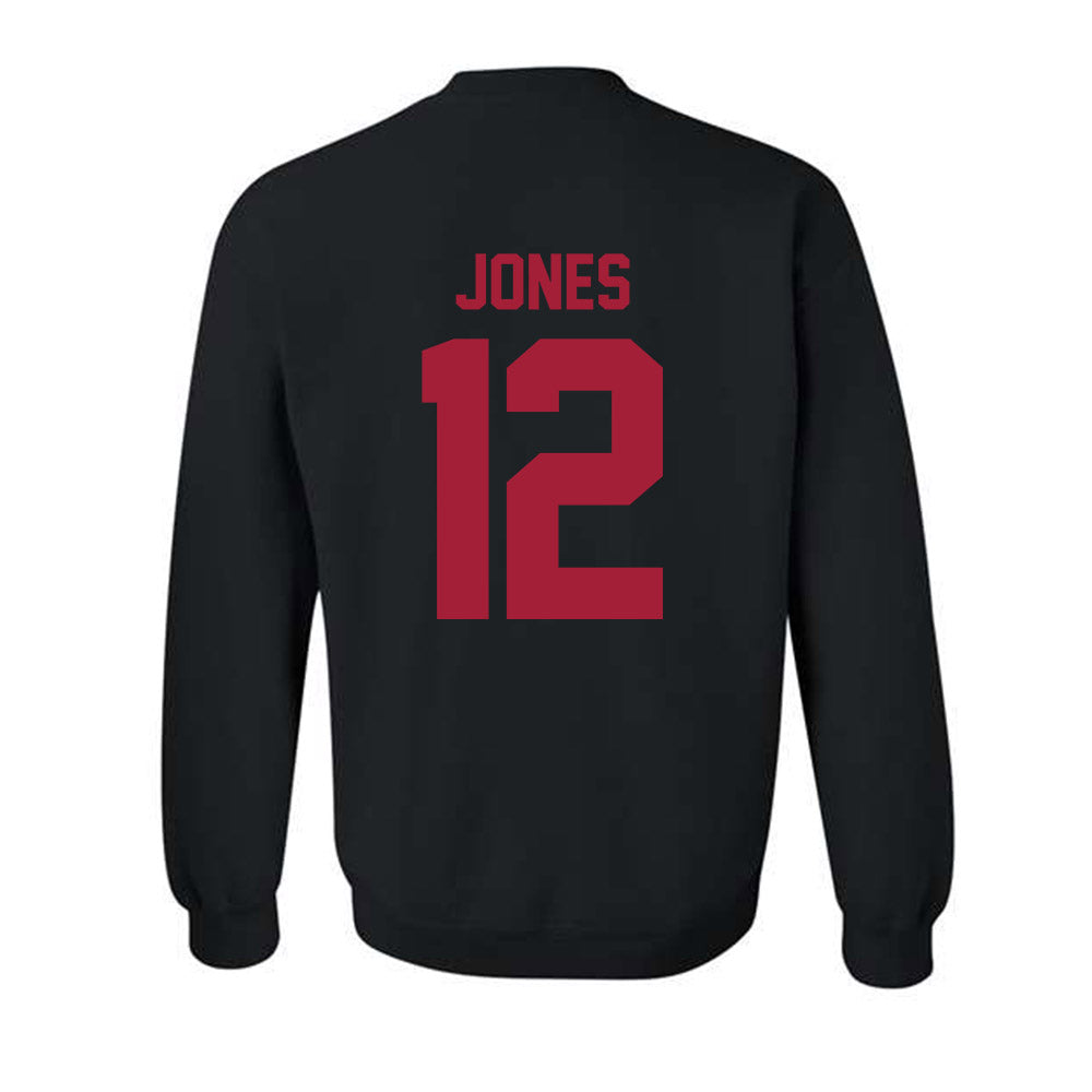 Oklahoma - NCAA Men's Basketball : Jadon Jones - Sports Shersey Crewneck Sweatshirt-1