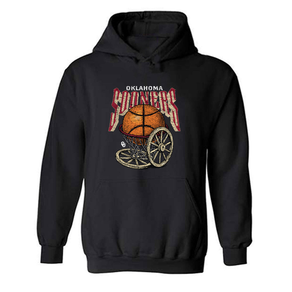 Oklahoma - NCAA Men's Basketball : Richard Isaacs - Sports Shersey Hooded Sweatshirt-0