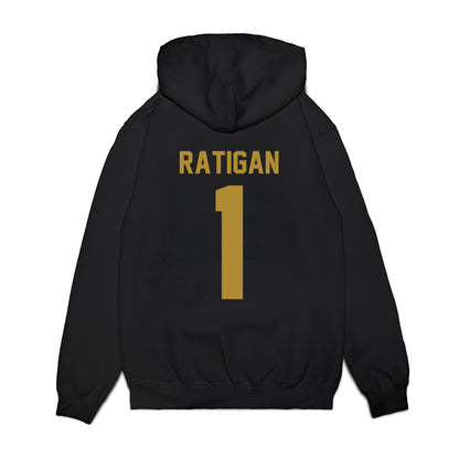 Notre Dame - NCAA Women's Basketball : Kelly Ratigan - Vintage Shersey Premium Hooded Sweatshirt-1