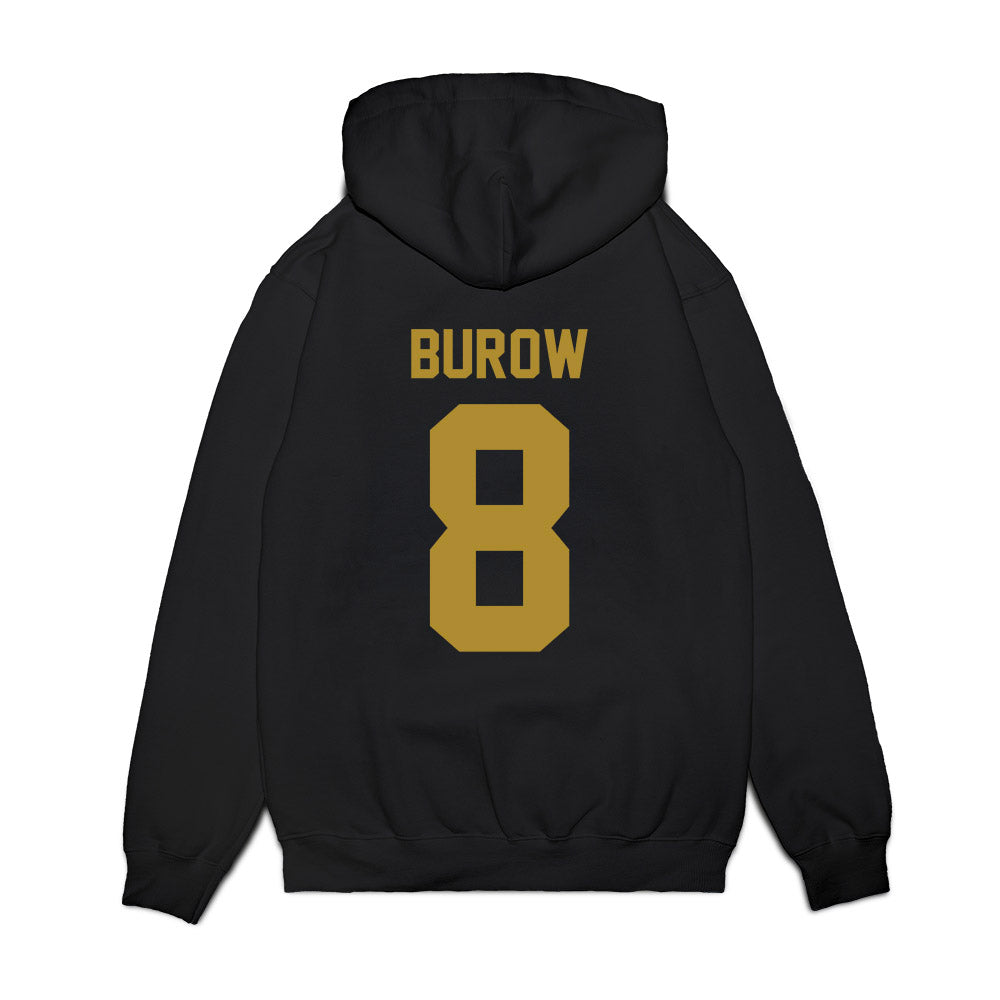 Notre Dame - NCAA Men's Basketball : Jacob Burow - Vintage Shersey Premium Hooded Sweatshirt-1