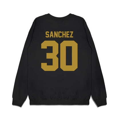 Notre Dame - NCAA Women's Basketball : Gisela Sanchez - Vintage Shersey Premium Crewneck Sweatshirt-1