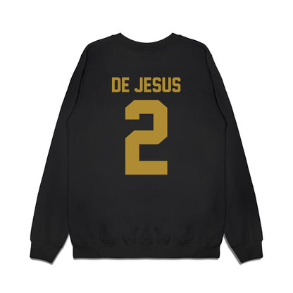 Notre Dame - NCAA Women's Basketball : Vanessa de Jesus - Vintage Shersey Premium Crewneck Sweatshirt-1