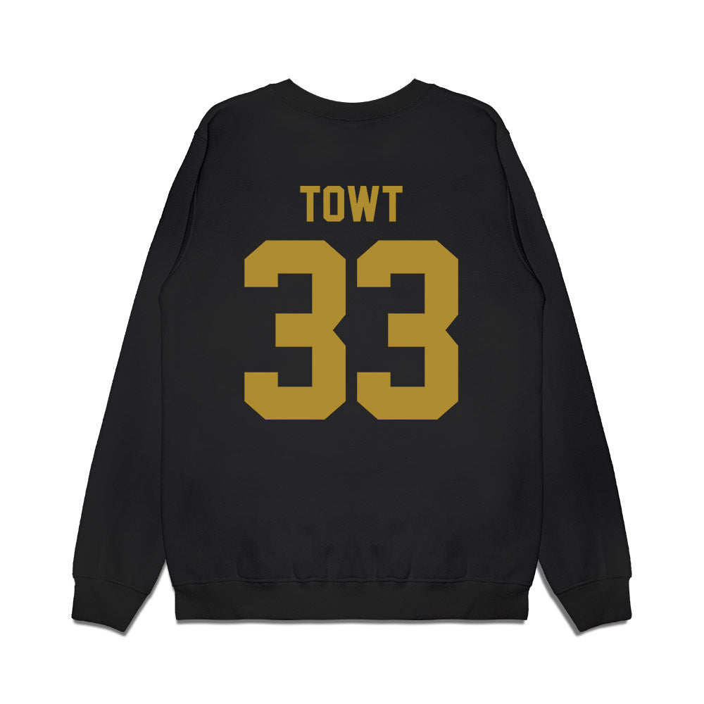 Notre Dame - NCAA Men's Basketball : Carson Towt - Vintage Shersey Premium Crewneck Sweatshirt-1