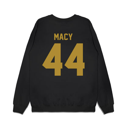Notre Dame - NCAA Women's Basketball : Leah Macy - Vintage Shersey Premium Crewneck Sweatshirt-1