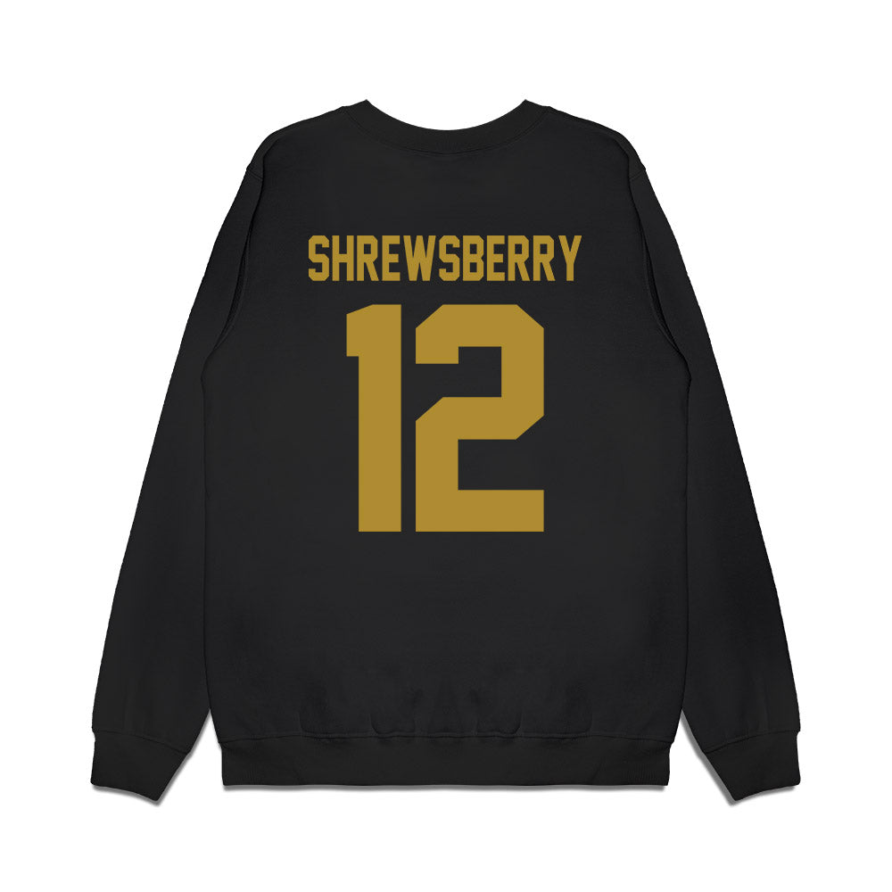 Notre Dame - NCAA Men's Basketball : Nick Shrewsberry - Vintage Shersey Premium Crewneck Sweatshirt-1