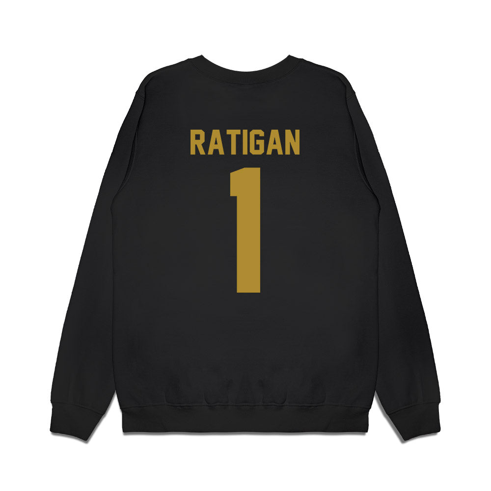 Notre Dame - NCAA Women's Basketball : Kelly Ratigan - Vintage Shersey Premium Crewneck Sweatshirt-1
