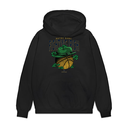 Notre Dame - NCAA Women's Basketball : Leah Macy - Vintage Shersey Premium Hooded Sweatshirt-0
