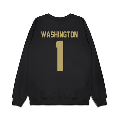 Georgia Tech - NCAA Men's Basketball : Lamar Washington - Vintage Premium Crewneck Sweatshirt-1