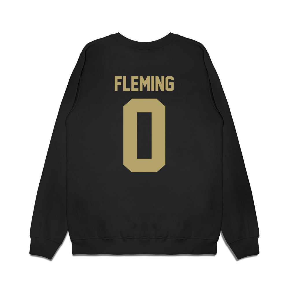 Georgia Tech - NCAA Men's Basketball : Akai Fleming - Vintage Premium Crewneck Sweatshirt-1