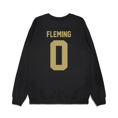 Georgia Tech - NCAA Men's Basketball : Akai Fleming - Vintage Premium Crewneck Sweatshirt-1