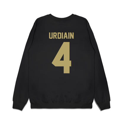 Georgia Tech - NCAA Women's Basketball : Leyre Urdiain - Vintage Premium Crewneck Sweatshirt-1